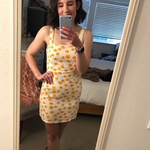 Forever 21 Yellow and white floral mini dress